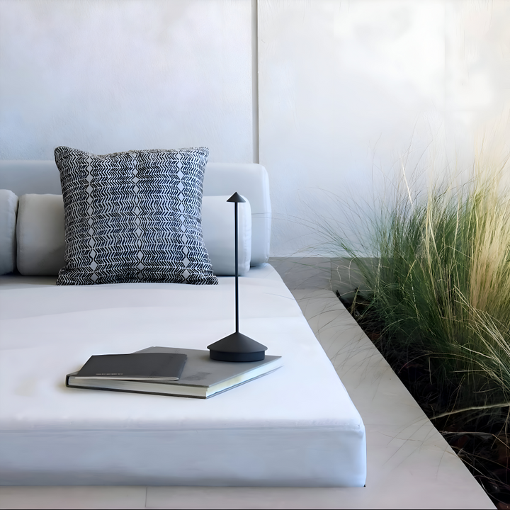 LED Table Lamp ABS and Metal | Three-Colour Dimming, 1800mAh Battery | Portable Cordless Bedside and Desk Light