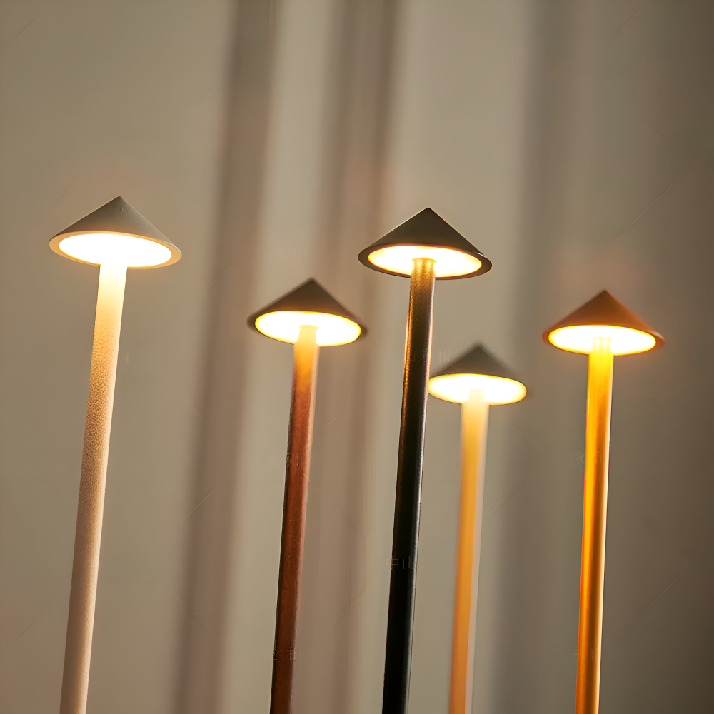 LED Table Lamp ABS and Metal | Three-Colour Dimming, 1800mAh Battery | Portable Cordless Bedside and Desk Light