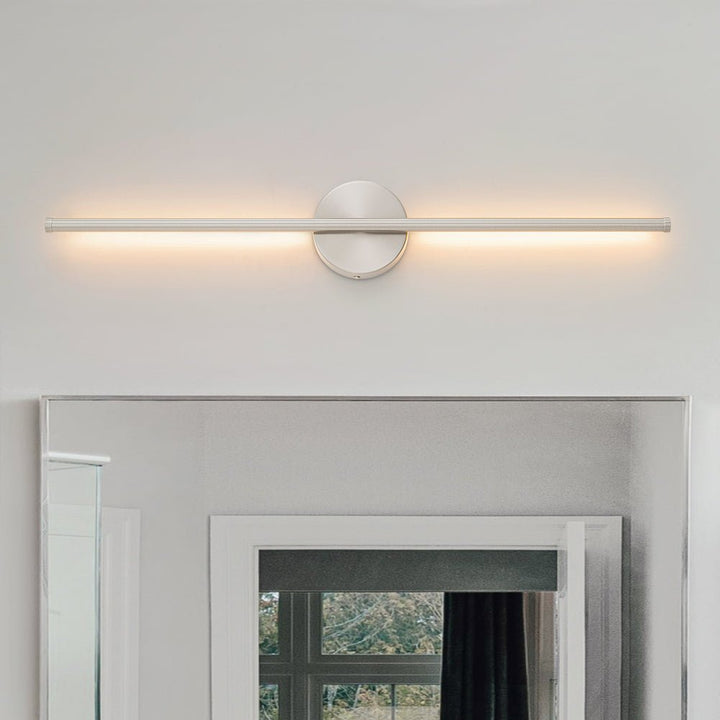 LED Wall Light | Modern Black &amp; Silver | 3000K Warm White | 60cm &amp; 70cm | Indoor