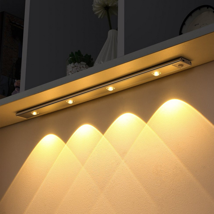 LED Wall Light with Motion Sensor | Automatic On/Off Function, Slim Design | Energy-Saving Indoor &amp; Outdoor Lighting