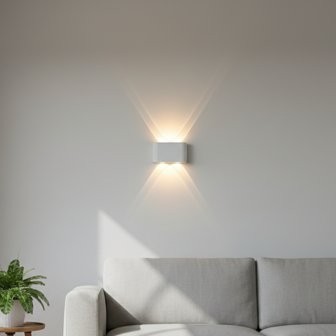 LED Wall Sconce | Modern Minimalist | 2W–8W | Warm / Neutral / Cool White | IP20 Indoor