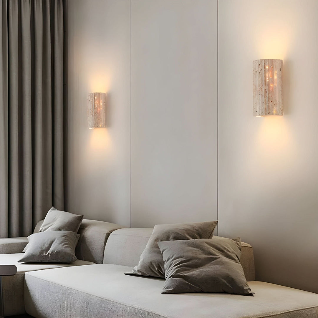 LED Wall Sconce | Natural Stone | Warm White 3000K | IP20 Indoor