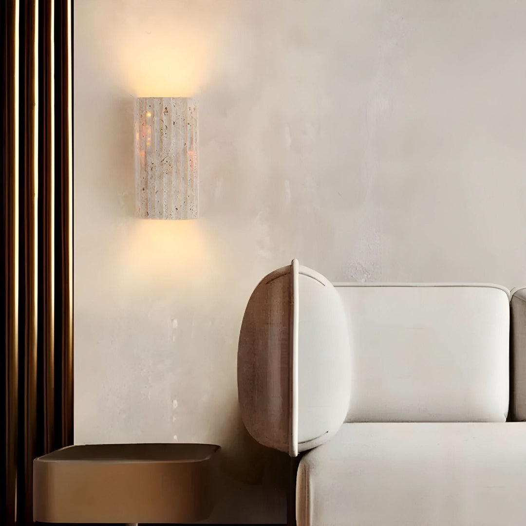LED Wall Sconce | Natural Stone | Warm White 3000K | IP20 Indoor
