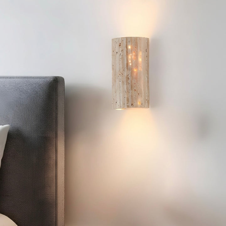LED Wall Sconce | Natural Stone | Warm White 3000K | IP20 Indoor