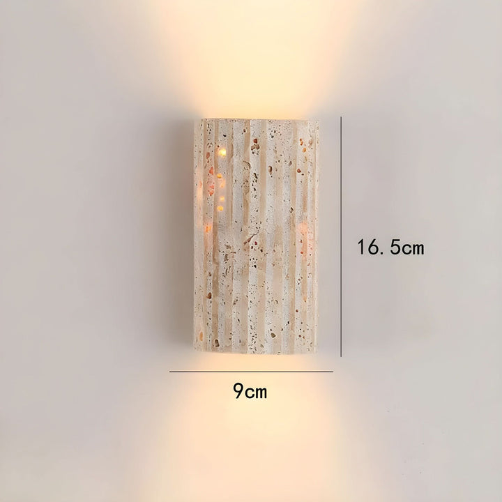 LED Wall Sconce | Natural Stone | Warm White 3000K | IP20 Indoor