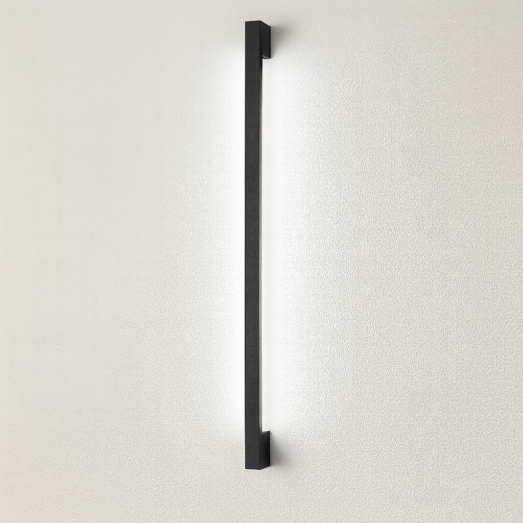LED Wall Sconce | Ultra-Thin 2.5cm | 3000K/4000K/6000K | 60–200cm | 9–28W | Iron &amp; Acrylic