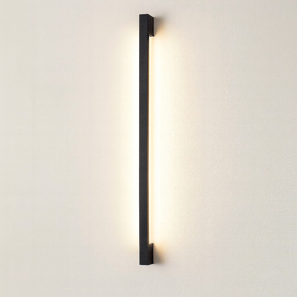 LED Wall Sconce | Ultra-Thin 2.5cm | 3000K/4000K/6000K | 60–200cm | 9–28W | Iron &amp; Acrylic
