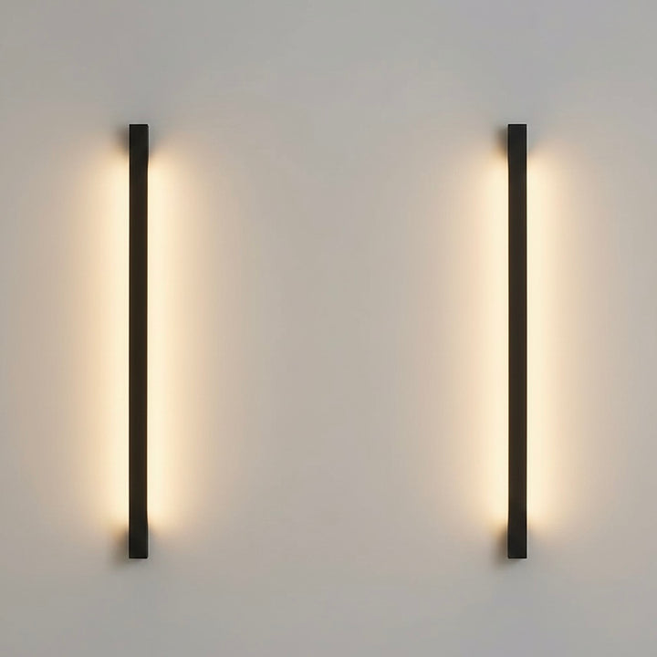 LED Wall Sconce | Ultra-Thin 2.5cm | 3000K/4000K/6000K | 60–200cm | 9–28W | Iron &amp; Acrylic