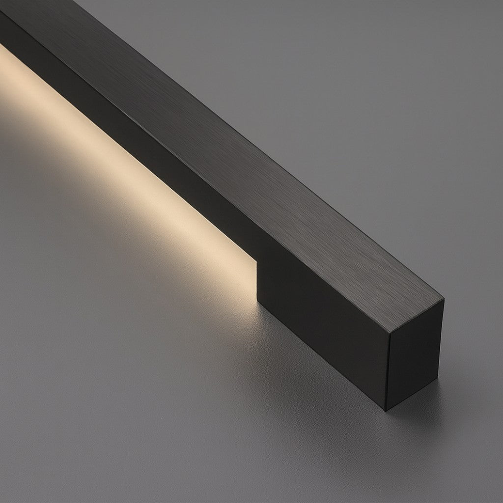 LED Wall Sconce | Ultra-Thin 2.5cm | 3000K/4000K/6000K | 60–200cm | 9–28W | Iron &amp; Acrylic