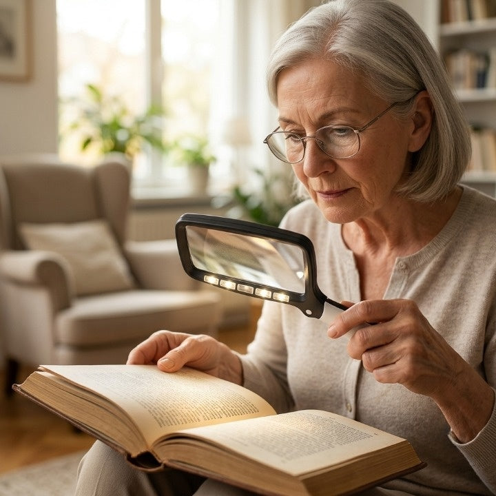 LED Hand Magnifier – Effortlessly Read Fine Print 4