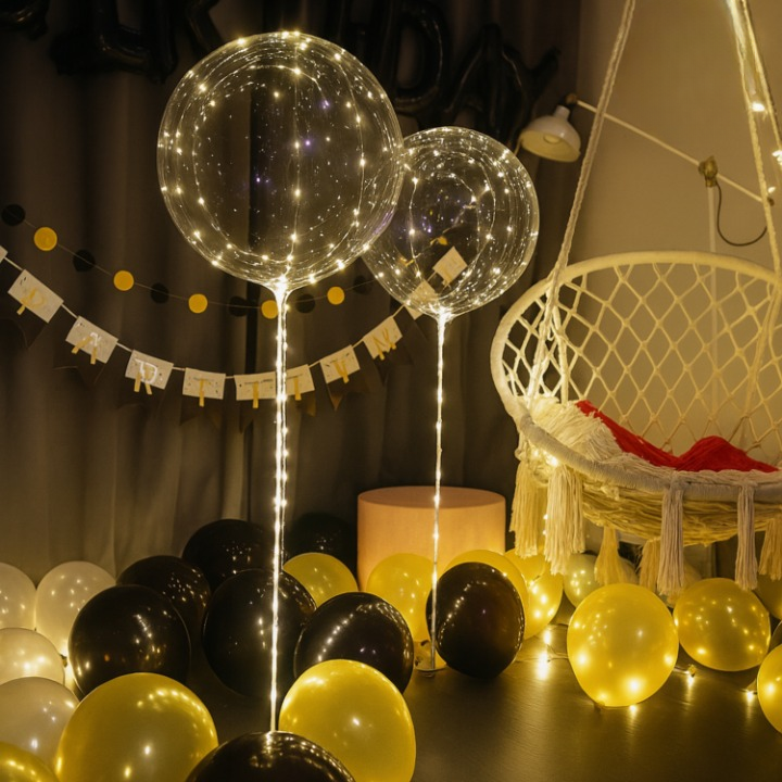 LED Light Balloons - Set of 10 1