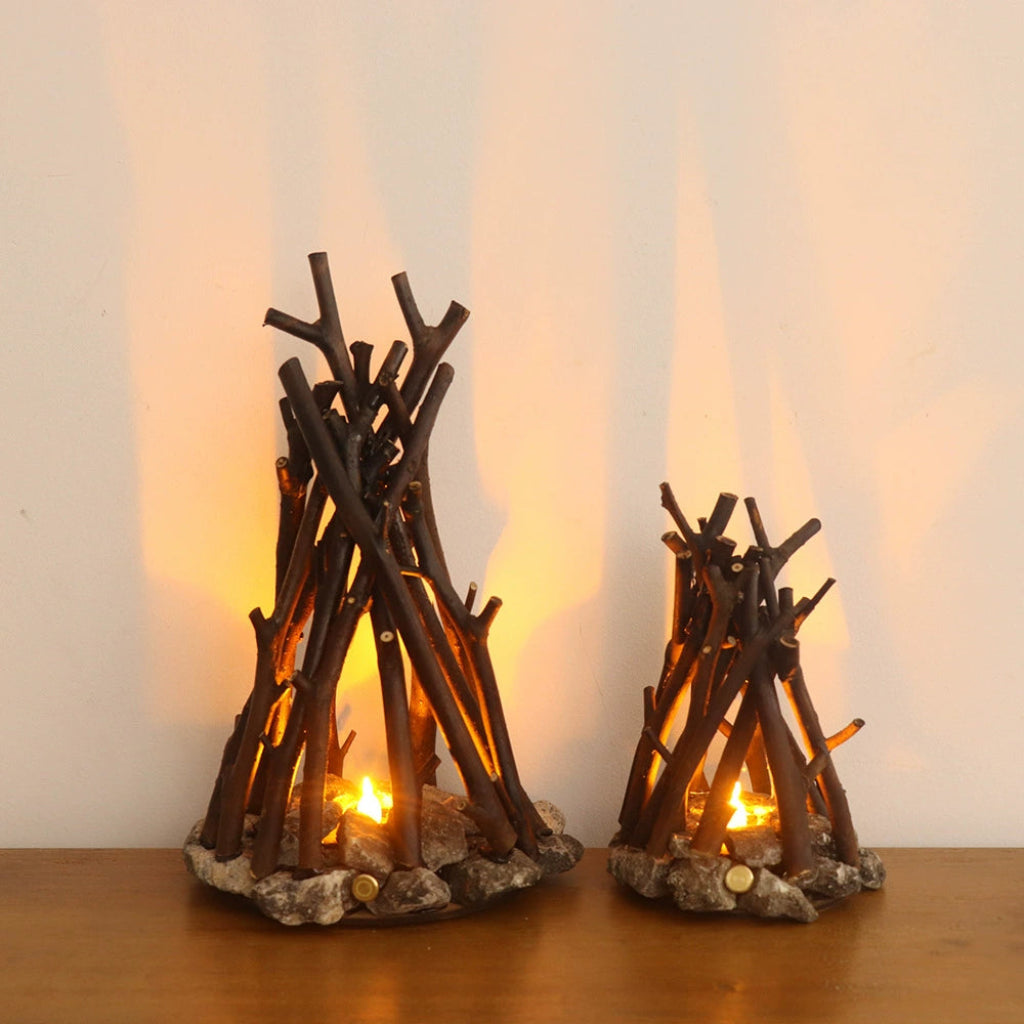 LED Night Light – Decorative Bonfire Effect Table Lamp for Indoor Use 3