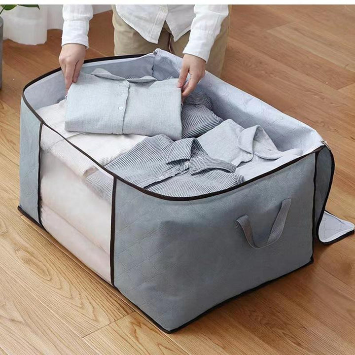 Large Wardrobe Storage Bag | Clear Window, Flat Stacking Lid