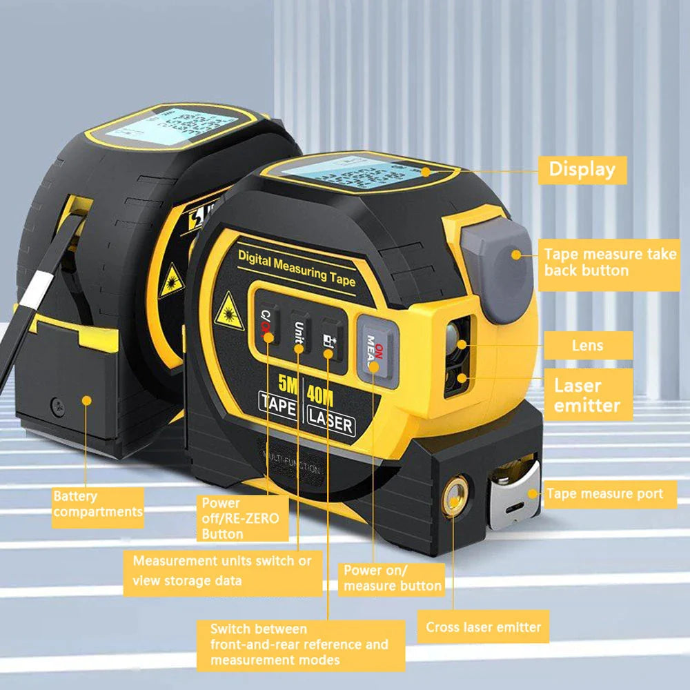 Laser Precision Master Pro | 3-in-1 Digital Laser Rangefinder
