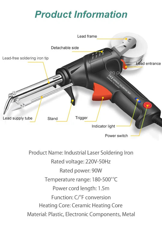 Laser Welding Tool | Horizon Industrial Soldering Iron Gun