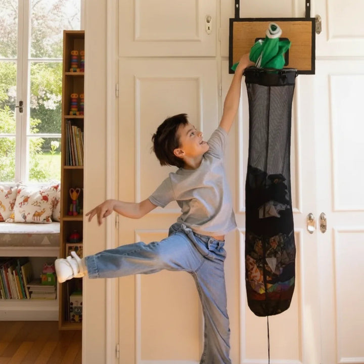 Laundry Basket Basketball Hoop | Over-Door Hamper