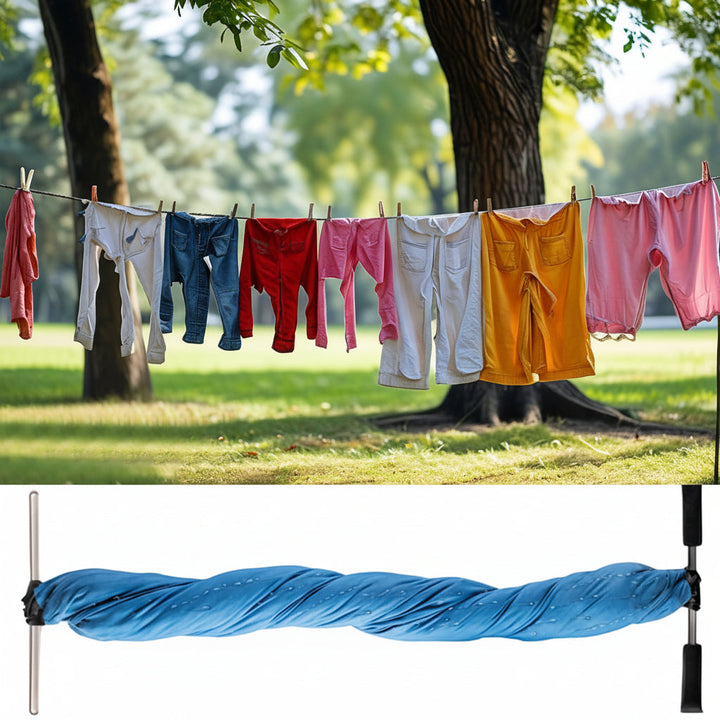 Portable Manual Clothes Wringer | Hand Crank, No Electricity Needed | Fast Water Removal for Camping and Travel 3
