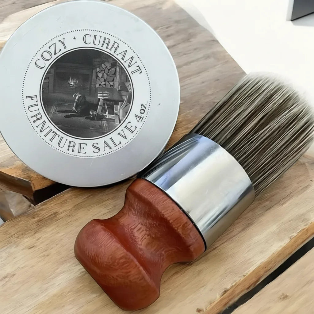 Leather Care Balm | Conditioning Tin With Applicator Brush
