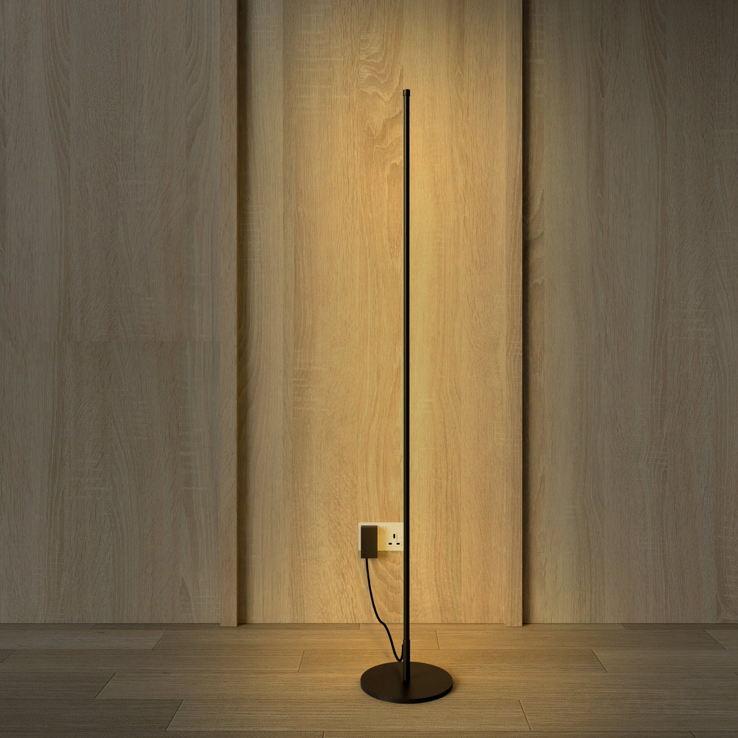 Léger | Modern Floor Lamp with Integrated LED & Remote Control | Chic Design for Elegant Spaces 0