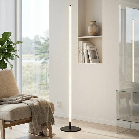 Léger | Modern Floor Lamp with Integrated LED & Remote Control | Chic Design for Elegant Spaces