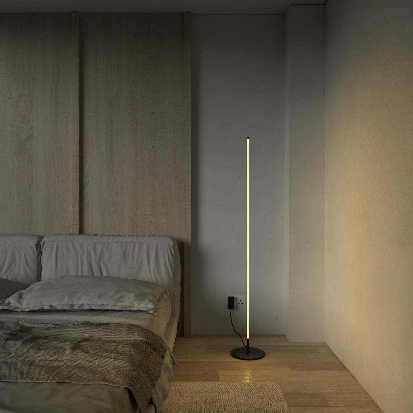 Léger | Modern Floor Lamp with Integrated LED & Remote Control | Chic Design for Elegant Spaces 2