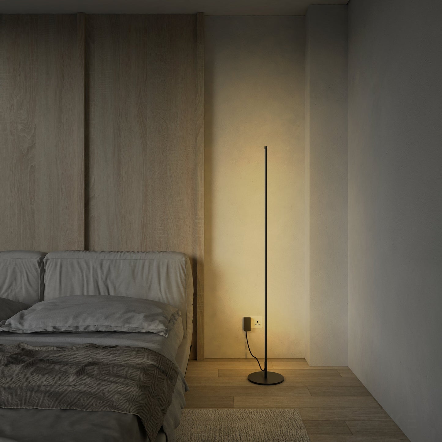 Léger | Modern Floor Lamp with Integrated LED & Remote Control | Chic Design for Elegant Spaces 5