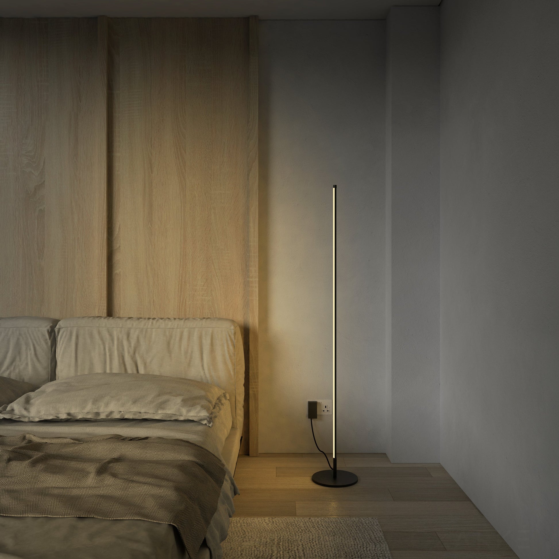 Léger | Modern Floor Lamp with Integrated LED & Remote Control | Chic Design for Elegant Spaces 8