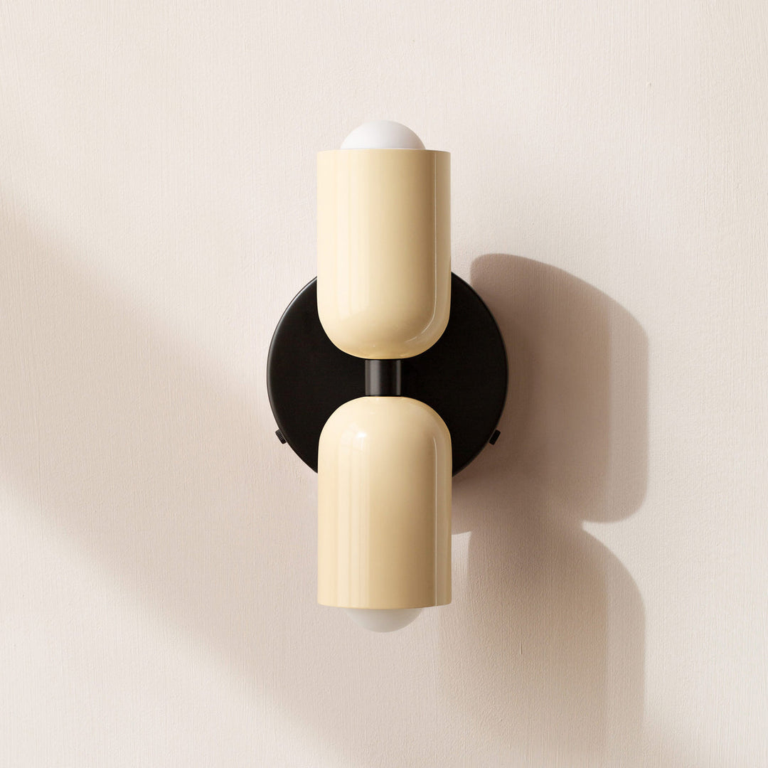 Retro Double-Head Wall Sconce Adjustable Swivel Shades 9