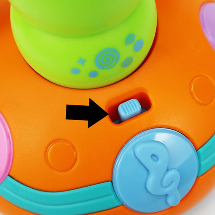 Light Up Dancing Caterpillar Toy LED Glow 5 Melodies 2 Modes