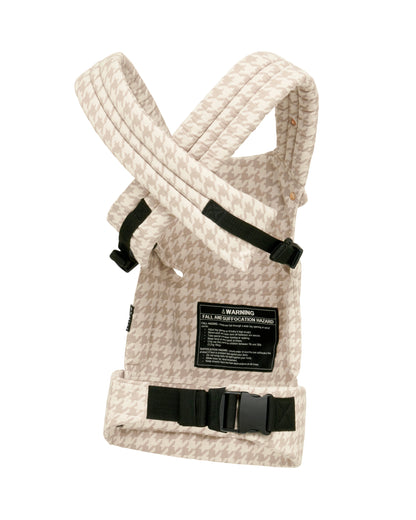 Limitless Collection | Baby Carrier with Adjustable Fit & Ergonomic Design | Neutral Houndstooth for Comfort and Support 3