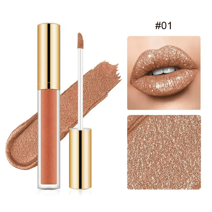 Liquid Lipstick for Women | Chamomile &amp; Soy Extract Formula | 12-Hour Fade-Resistant Colour with Mirror-Like Gloss