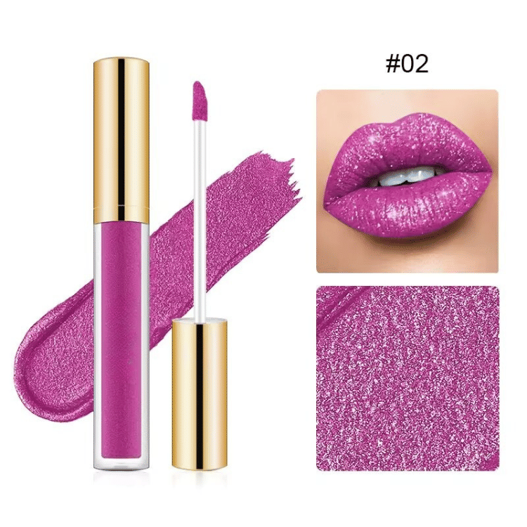 Liquid Lipstick for Women | Chamomile &amp; Soy Extract Formula | 12-Hour Fade-Resistant Colour with Mirror-Like Gloss