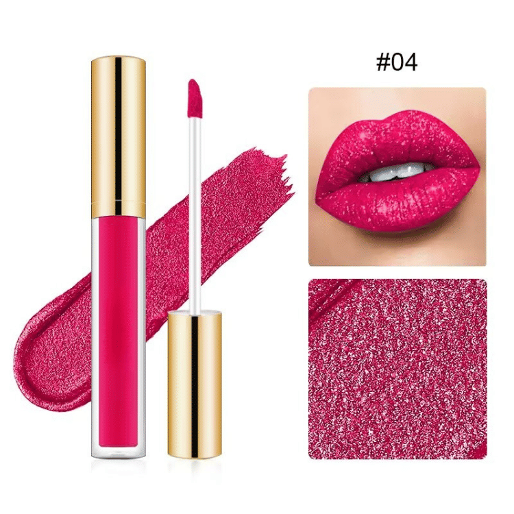 Liquid Lipstick for Women | Chamomile &amp; Soy Extract Formula | 12-Hour Fade-Resistant Colour with Mirror-Like Gloss