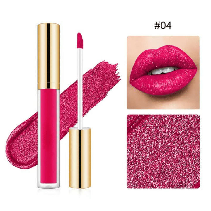Liquid Lipstick for Women | Chamomile &amp; Soy Extract Formula | 12-Hour Fade-Resistant Colour with Mirror-Like Gloss