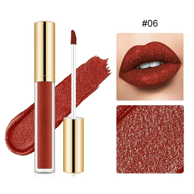 Liquid Lipstick for Women | Chamomile &amp; Soy Extract Formula | 12-Hour Fade-Resistant Colour with Mirror-Like Gloss