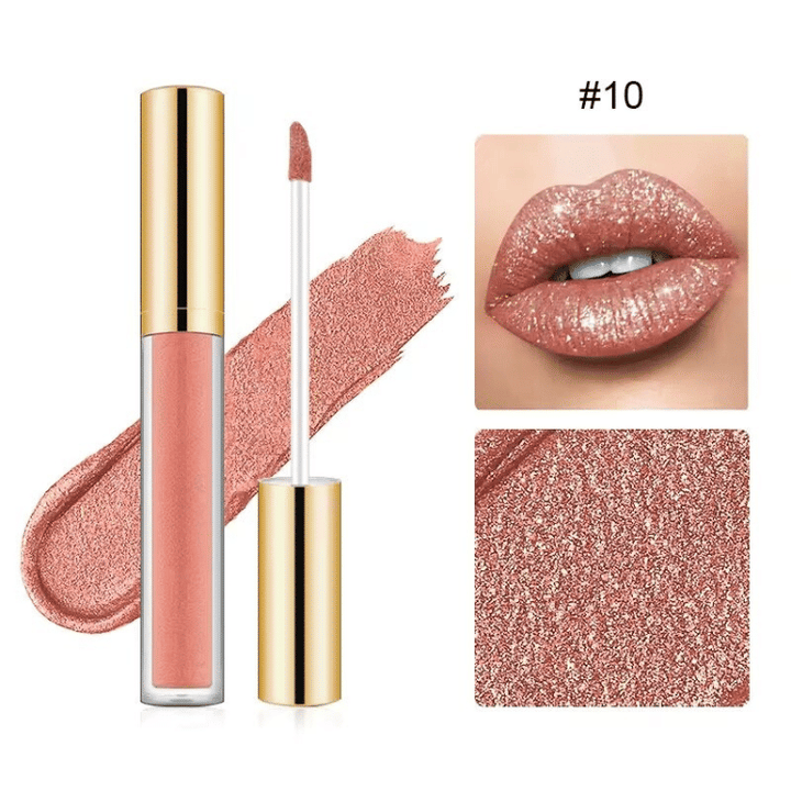 Liquid Lipstick for Women | Chamomile &amp; Soy Extract Formula | 12-Hour Fade-Resistant Colour with Mirror-Like Gloss