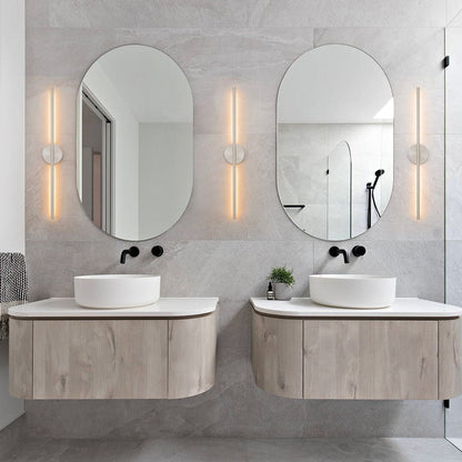 Luminara | Modern Elegant LED Wall Light Fixture in Brass and Black 6