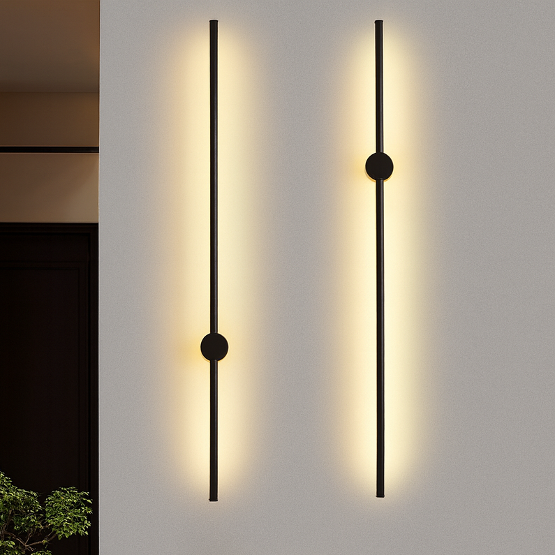 Luminara | Modern Minimalist Iron Acrylic Wall Light Fixture 1