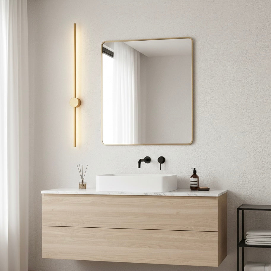 Luminara wall lamp acrylic diffuser, elegant minimalist home décor lighting