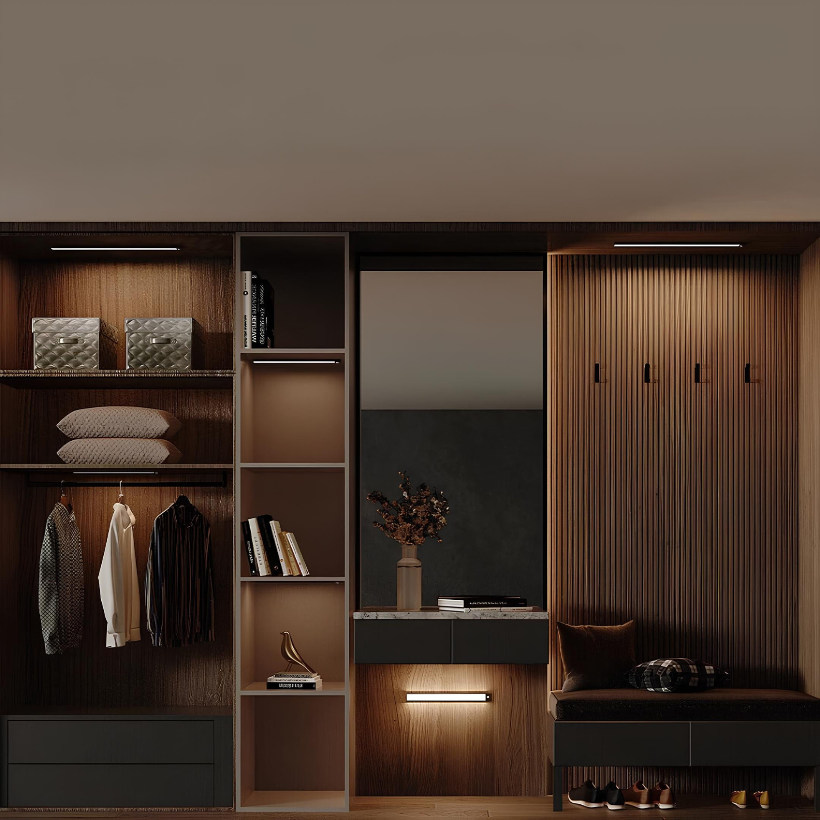 Luminara | Smart Wireless Under Kitchen Cabinet Lighting Strip with Motion Sensor 10