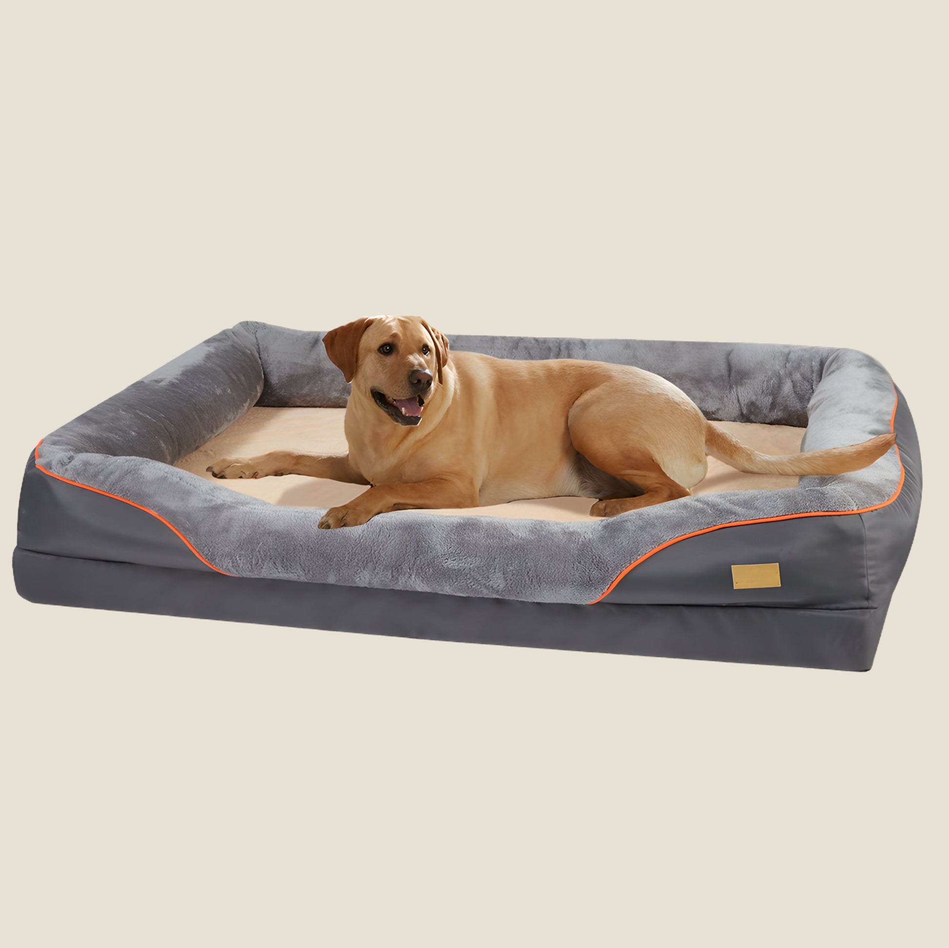 Luna's Place | Large Orthopedic Dog Bed with High-Density Memory Foam | Supportive Design for Joint Relief 0