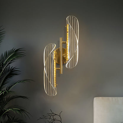 Luxe Collection | Wall Lamp with Adjustable Shades & Warm LED Light | Elegant Wall Sconces for Modern Indoor Spaces 6