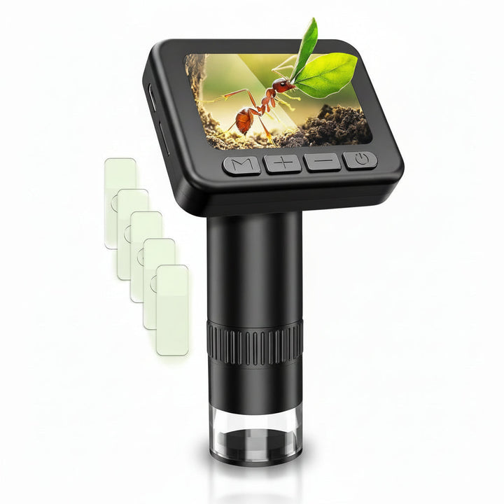 Digital Microscope HD Screen | 50x-1000x Magnification, 1080P Video &amp; Photo Capture | Rechargeable 800mAh Battery 1