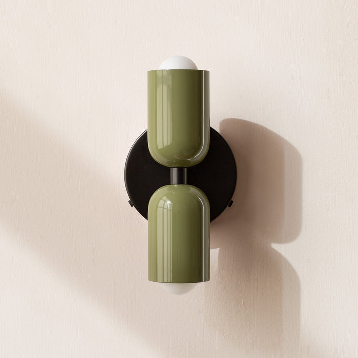 Macaron Wall Lamp Iron | Nordic Dome Design with Space-Saving Wall Mount | Soft Ambient Glow for Bedroom &amp; Corridor