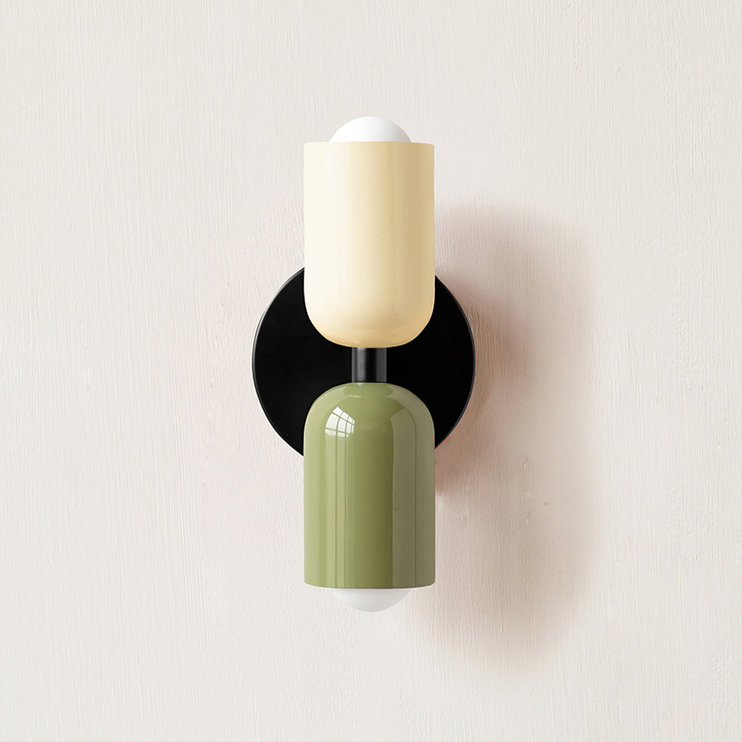 Macaron Wall Lamp Iron | Nordic Dome Design with Space-Saving Wall Mount | Soft Ambient Glow for Bedroom & Corridor