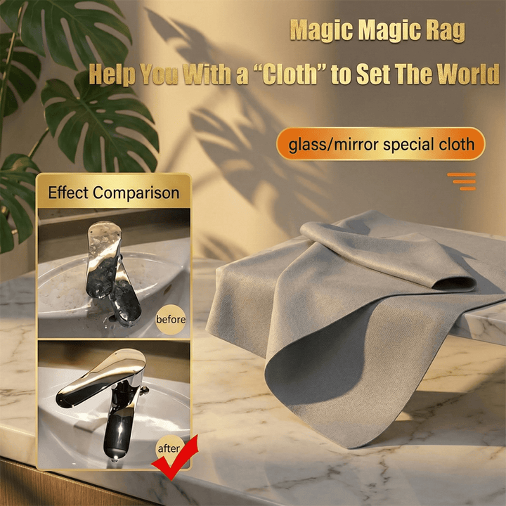 Magic Microfiber Cleaning Cloths | DryGleam Streak-Free Glass Cloth