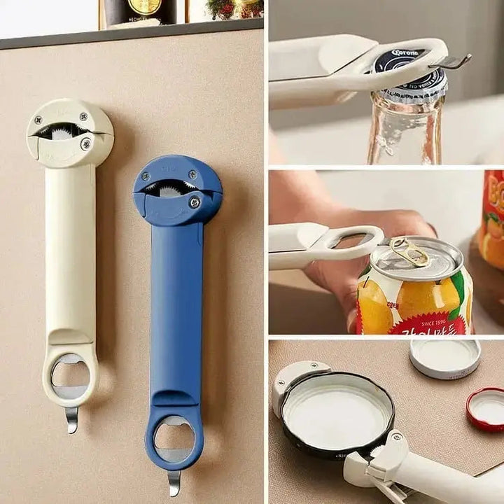 Magnetic Can Opener | Adjustable Jar And Bottle Opener