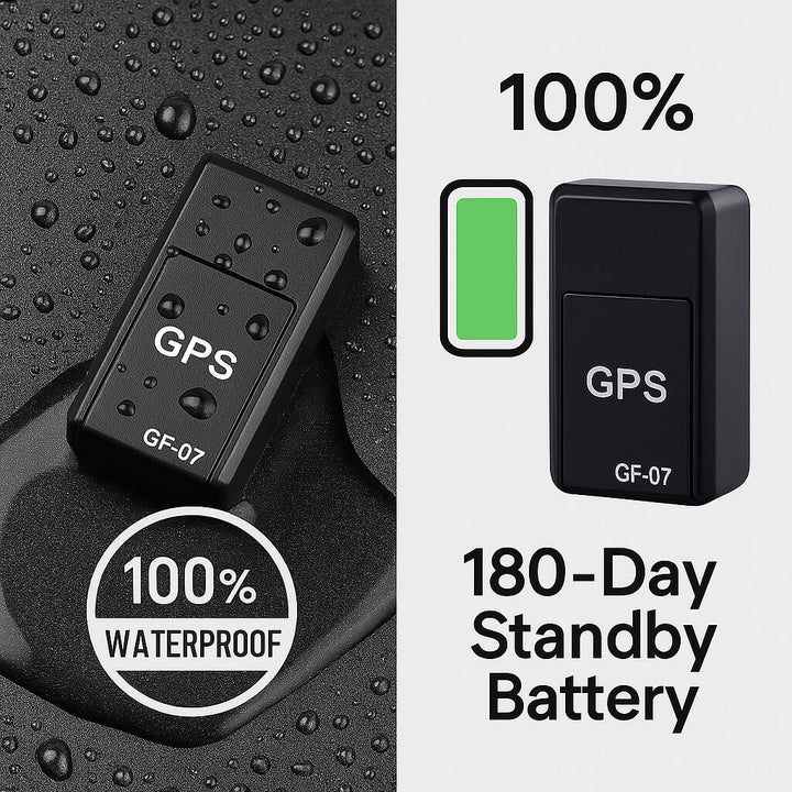 Magnetic GPS Tracker | Fingertip Size, App Reporting