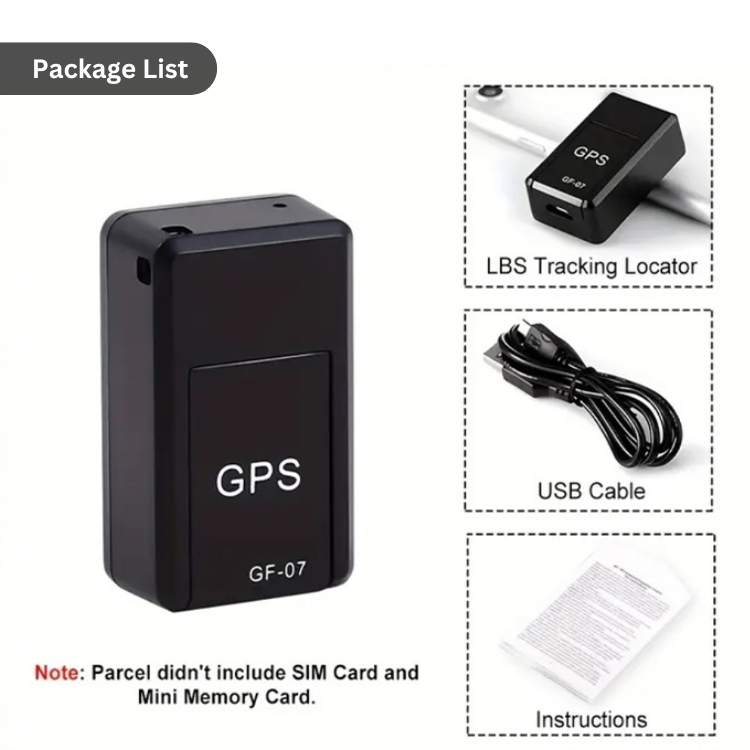 Magnetic GPS Tracker | Fingertip Size, App Reporting
