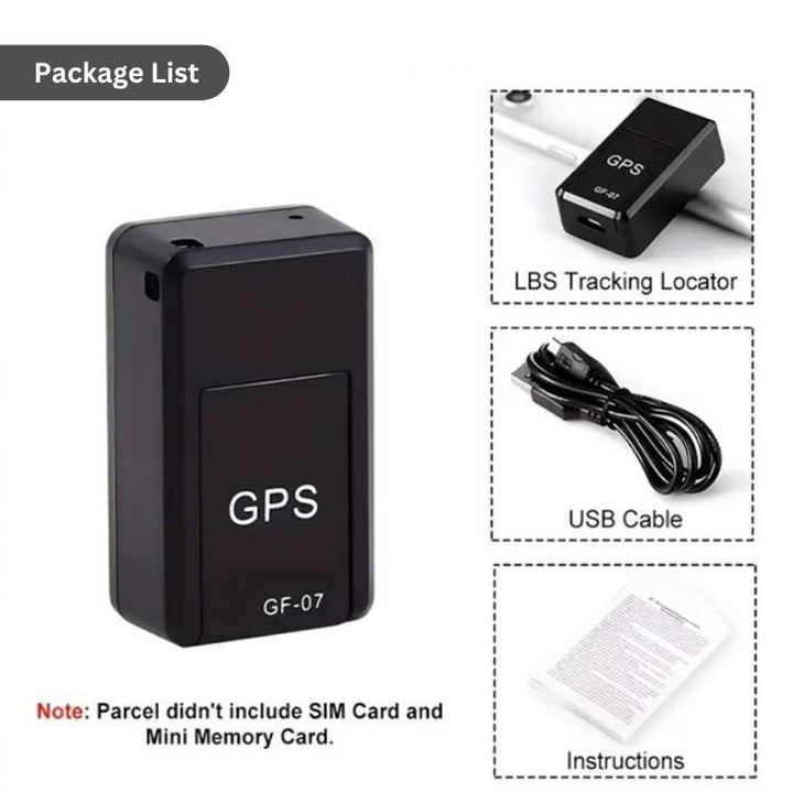 Magnetic GPS Tracker | Fingertip Size, App Reporting